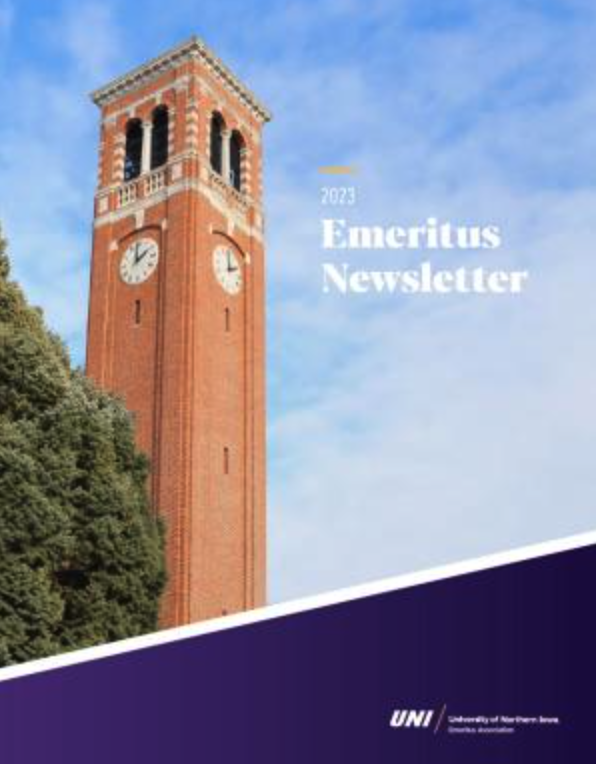 Campanile newsletter cover.